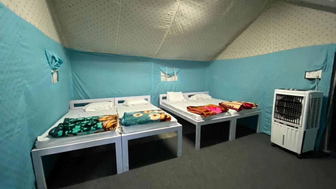 Luxury Cooler Tent with natural ventilation in Rishikesh