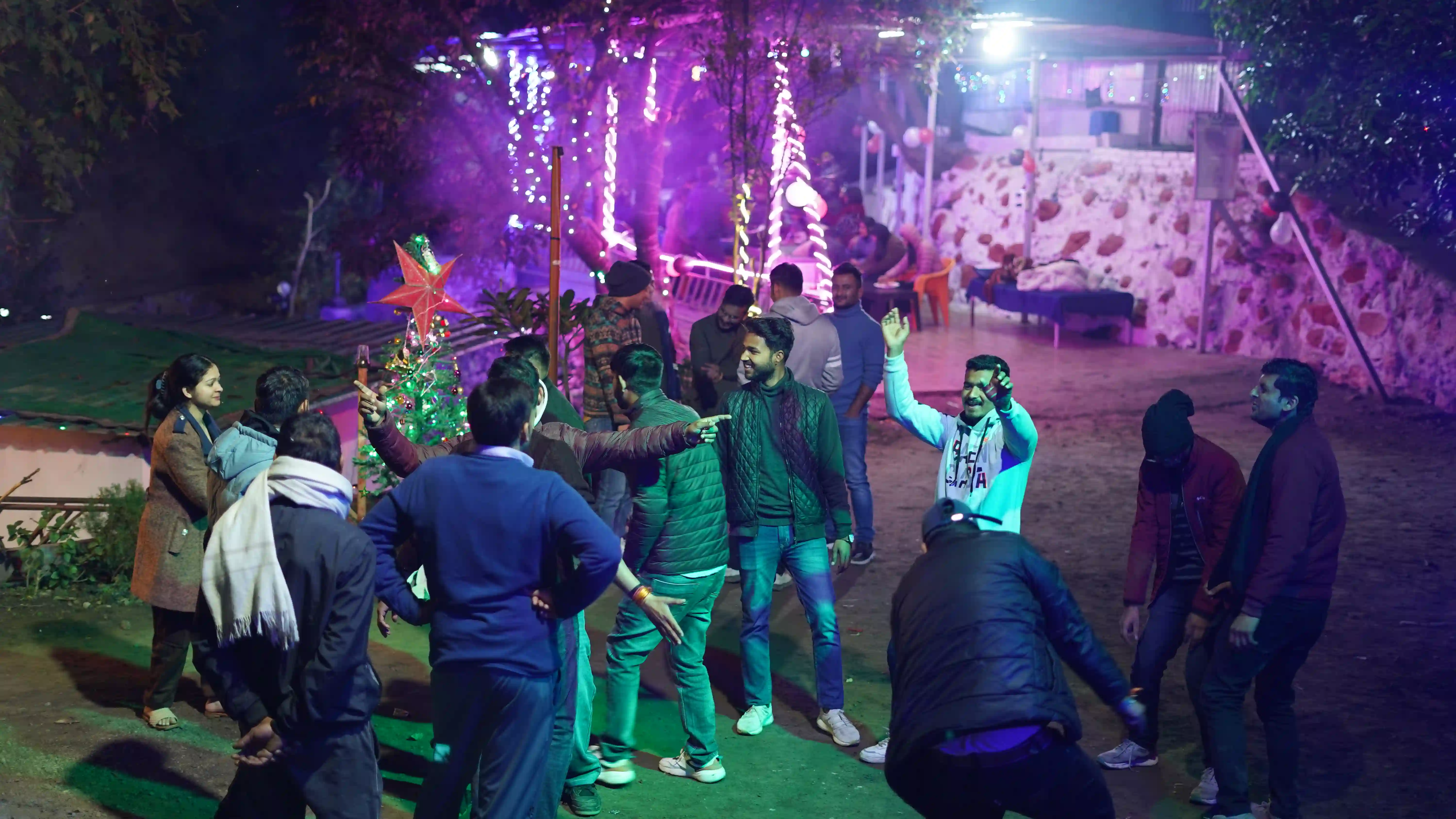 Evening Bonfire Stories at Tapovan Swiss Camps - Luxury Camping Experience